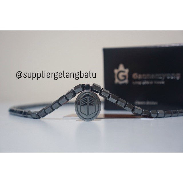 GANNAMYONG Kalung dan Gelang KABAH KAKBAH MEKKAH HITAM madinah kecil
