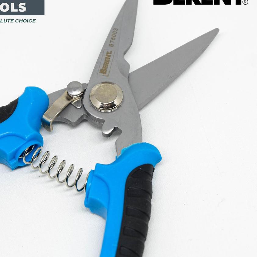 

Paling Baru BERENT Gunting Multifungsi Serbaguna Seng 7 Inch Handgrip Karet BT6003 OD0''