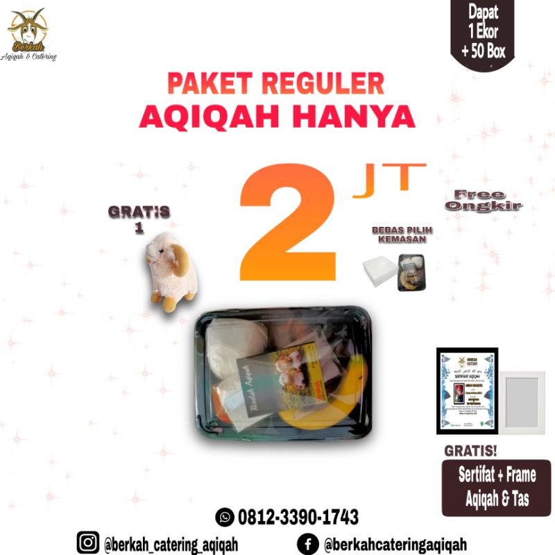 

Paket Aqiqah Reguler
