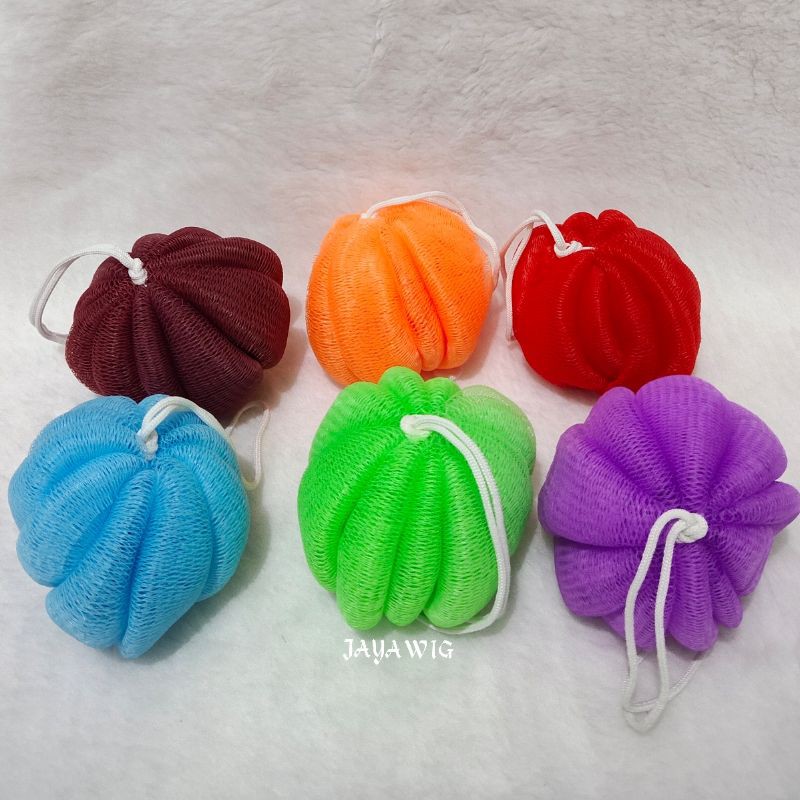 Spon Mandi Bulat / Bath Sponge / Spons Mandi / Shower Puff