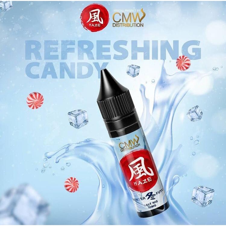 Kaze Winter Fuyu Polo Ice Salt Nic 15ML by Emkay x CMW