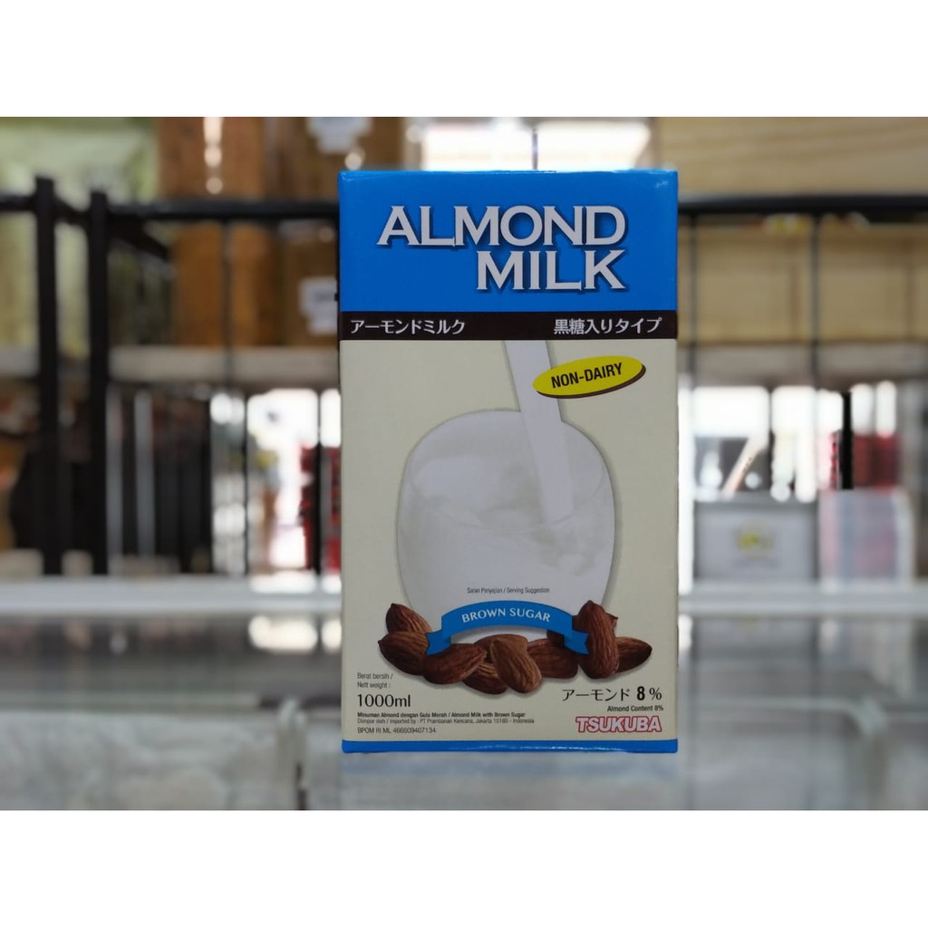TSUKUBA ALMOND MILK BROWN SUGAR, 1 LTR