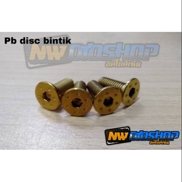 Jual Baud Baut Probolt Disc Gold Dan Stainless Silver Atau Piringan