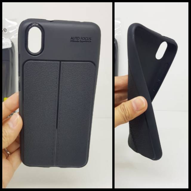 Auto Focus Redmi 7A 5.45 inchi Leather Soft Case Xiaomi Redmi 7A Auto Fokus Xiaomi 7A Kulit Jeruk