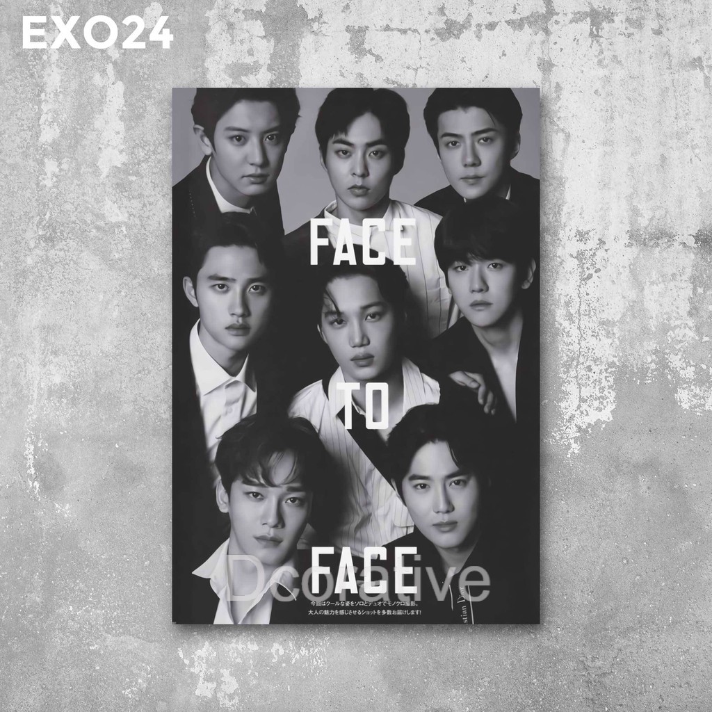 Poster  EXO Kayu  A4 EXO24
