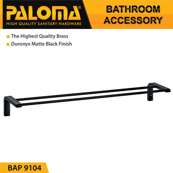 PALOMA BAP 9104 Rak Handuk Baju Gantungan Hanger Dinding Kamar Mandi