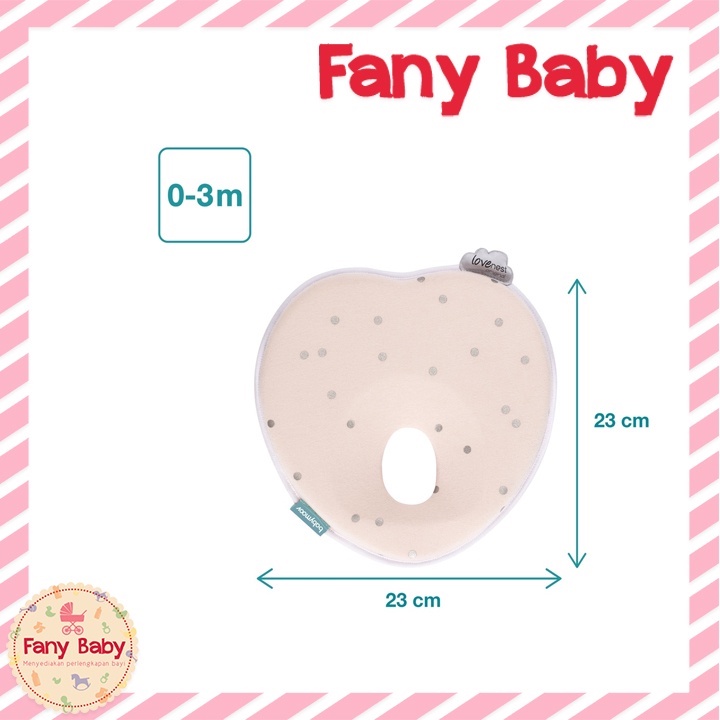 BABYMOOV - Lovenest Pink / Bantal Anti Peyang Bayi / Bantal Bayi