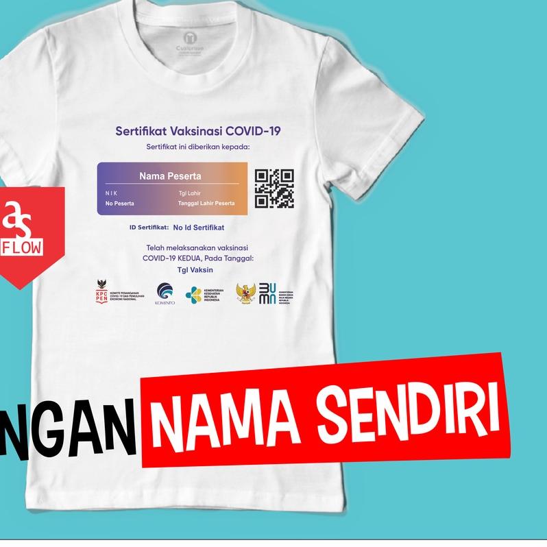 ☆ Kaos Vaksin / Baju Vaksin - Baju Ayo Vaksin - Kaos Anime - Ayo Vaksin ℮