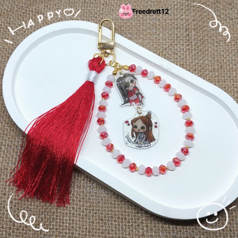 TGCF keychain w/ tassel