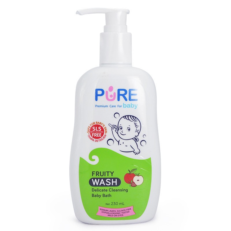 PURE BABY MURAH BABY WASH / SHAMPOO 230ML / 450ML PUREBABY PUMP REFILL SABUN CAIR MANDI ANAK