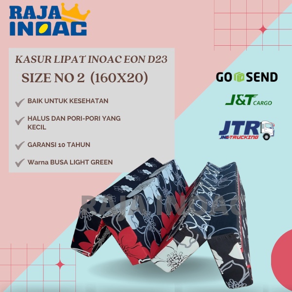 KASUR BUSA LIPAT INOAC EON D23 160X20 ORIGINAL INOAC GARANSI 10 TAHUN - RAJAINOAC