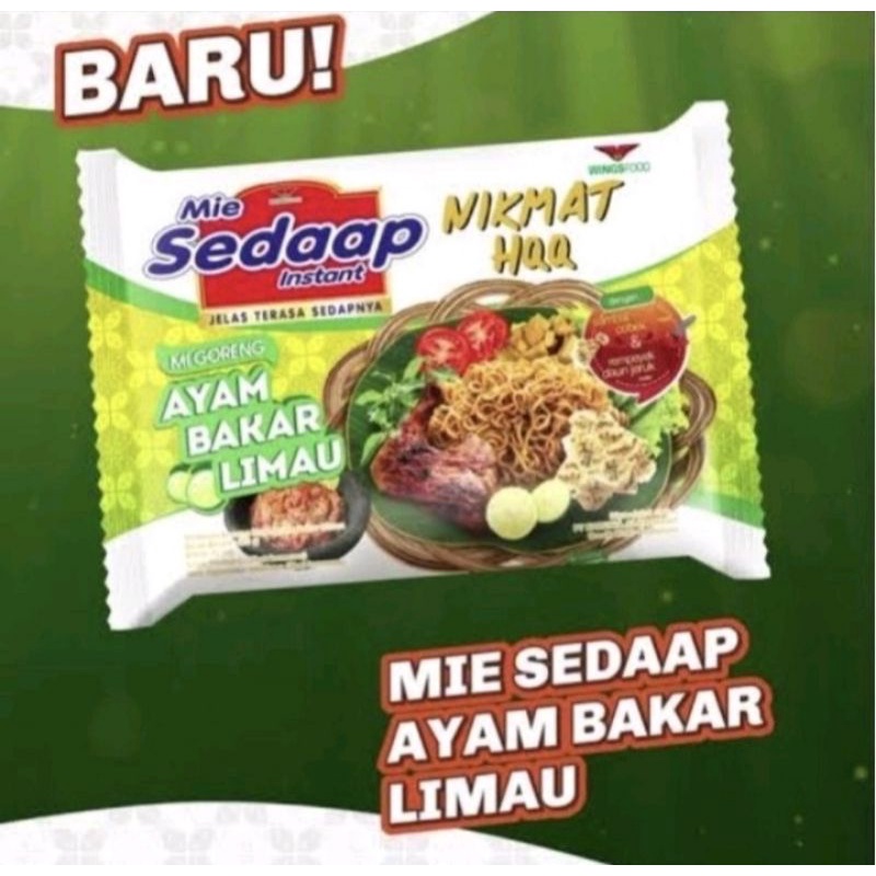 MIE SEDAP GORENG AYAM BAKAR LIMAU