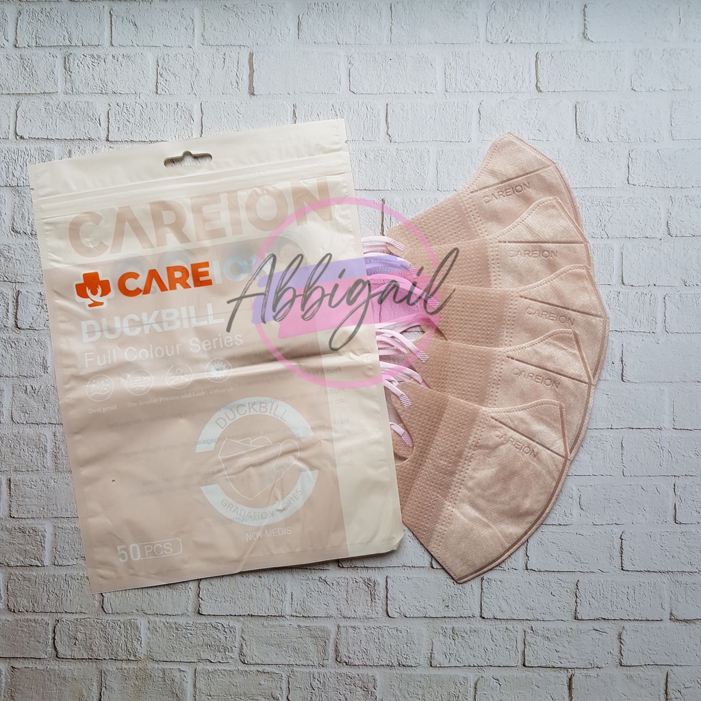 𝘈𝘉𝘎✰ Masker Duckbill Careion isi 50 pcs Mix Warna / Duckbill Full Colour Warna Warni / MASKER CAREION DUCK BILL EMBOS FULL COLOUR SERIES ISI 50PC / MASKER DUCK BILL CAREION FACE MASK 3PLY EMBOS 1128