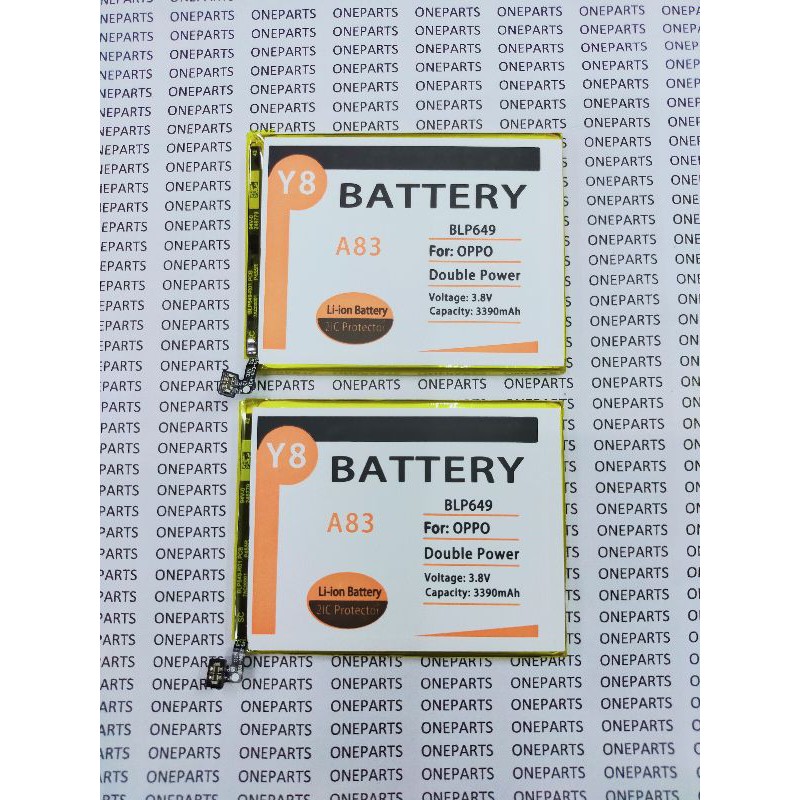 BAT BATTERY BATERAI OPPO A83 BLP649 Y8 DOUBLE POWER