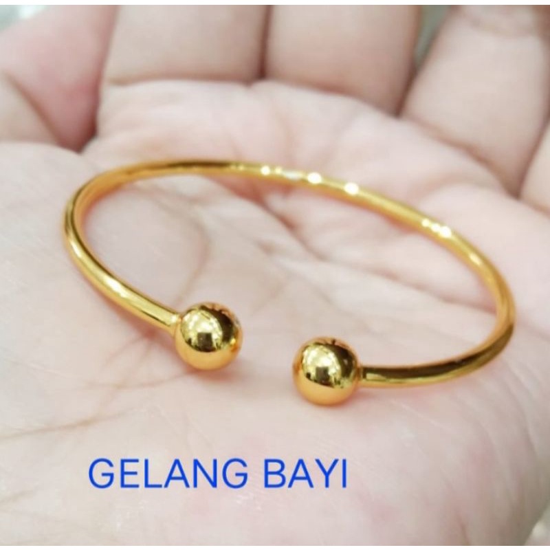 Gelang Bayi Lapis Emas 24k