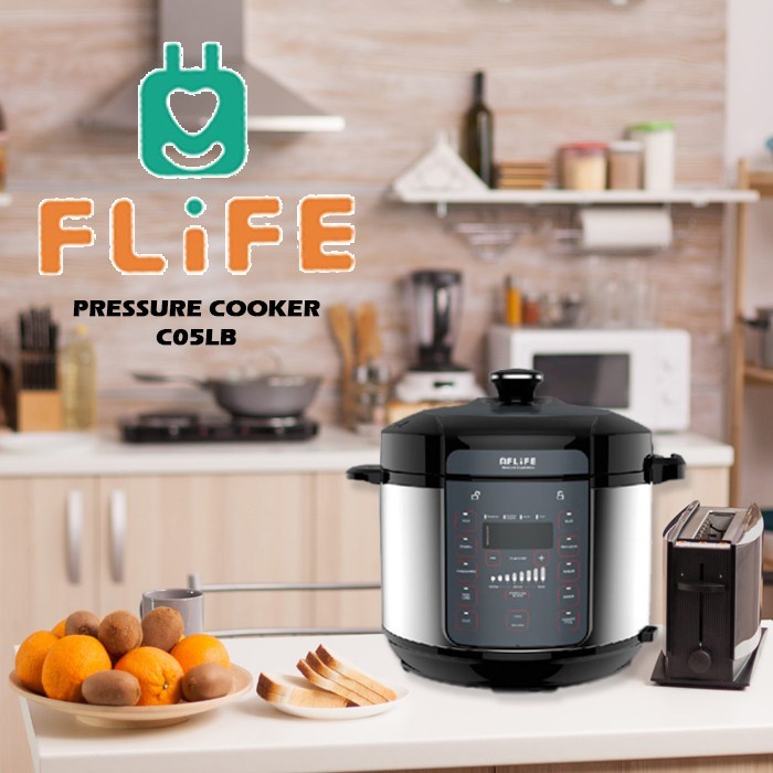 FLIFE MULTIFUNCTION PRESSURE RICE COOKER 5 LITER PC05LB