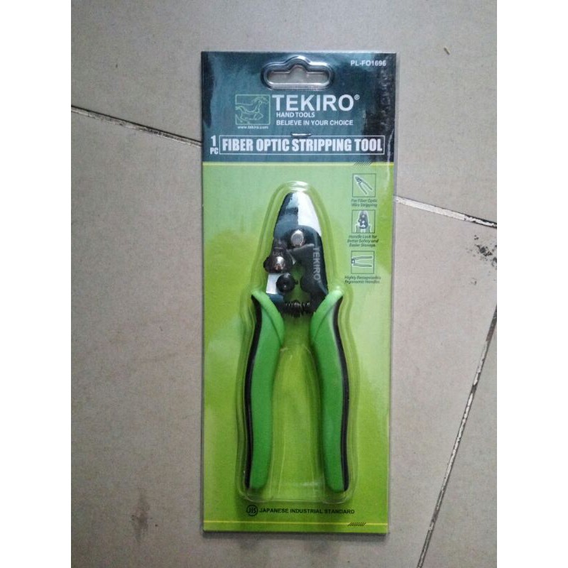 tekiro FO1696 tang potong kabel fiber optik fiber optic stripping tool