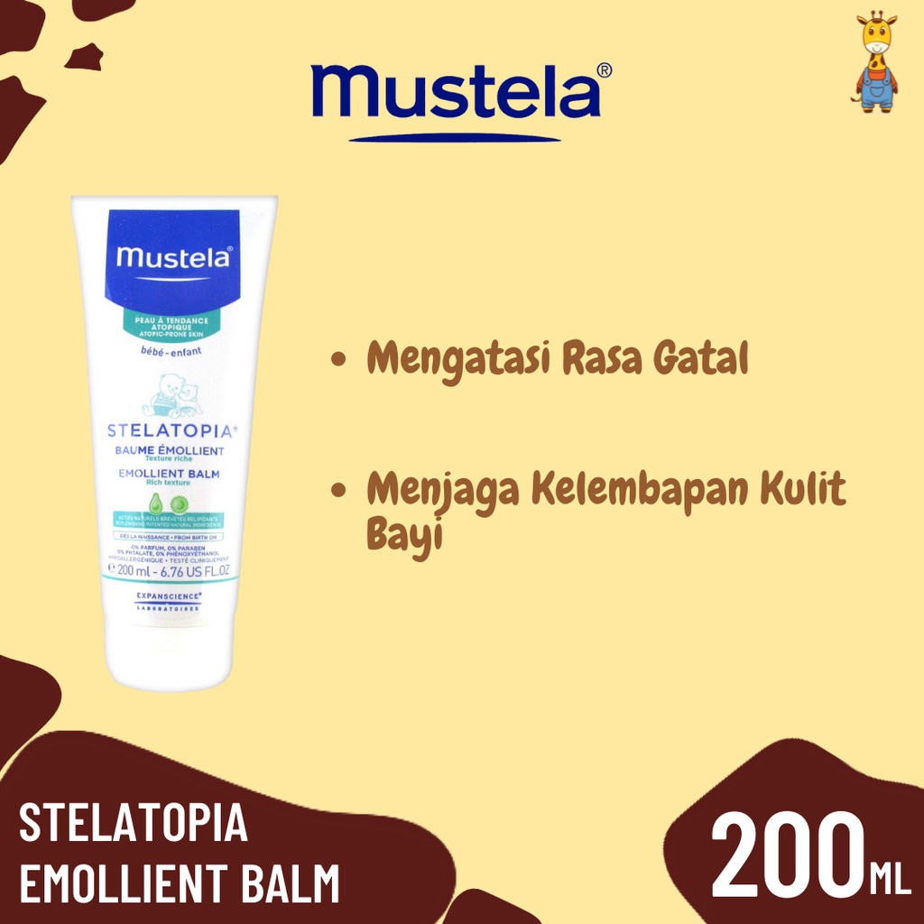 Mustela Stelatopia Emollient Balm 200ml