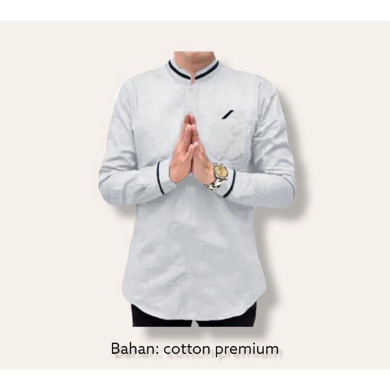 Baju Koko Pria Dewasa Hampers Cowok Kado Cowok Black Series Koko Kurta Koko Hitam