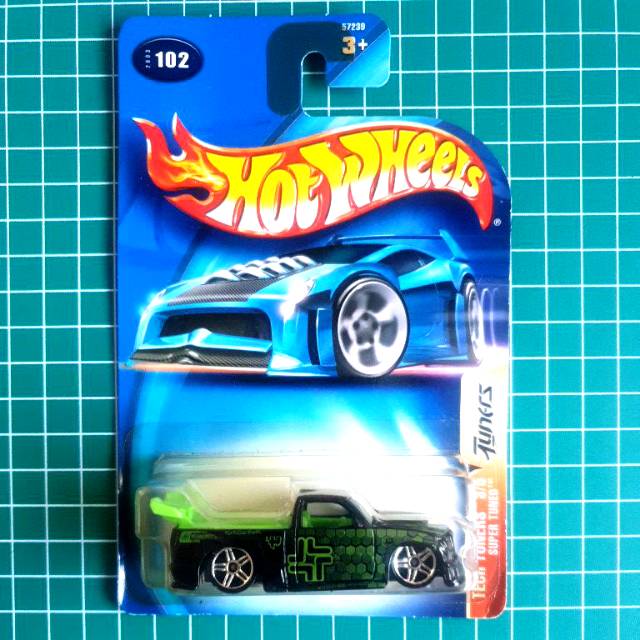 Hot wheels - TECH TUNERS - SUPER TUNED - HITAM HIJAU
