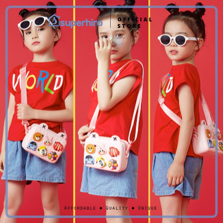 Tas Selempang Anak Premium Waterproof Kado Hadiah Kids Bag Slempang