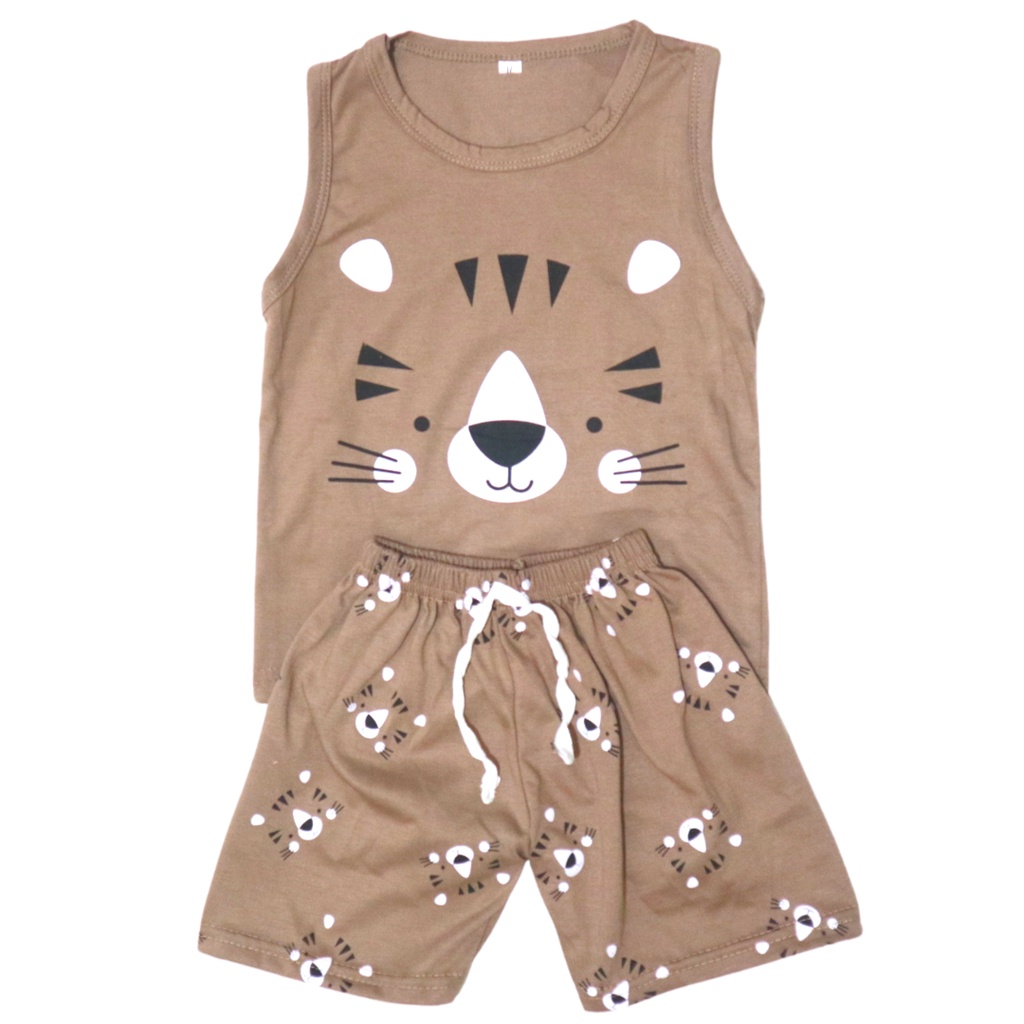 BabynKids - SETELAN BAJU TIDUR SINGLET ANAK COWOK/ SETELAN ANAK SINGLET UNISEX / PIYAMA ANAK SINGLET COWOK / setelan singlet anak cowok / set anak laki laki