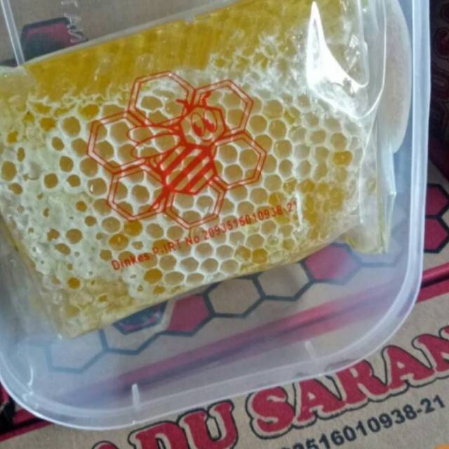 

Madu sarang 250 gram..madu murni mellifera asli