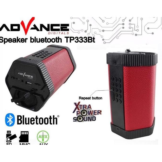 MURAH Speaker bluetooth, usb, memory Advance TP 333