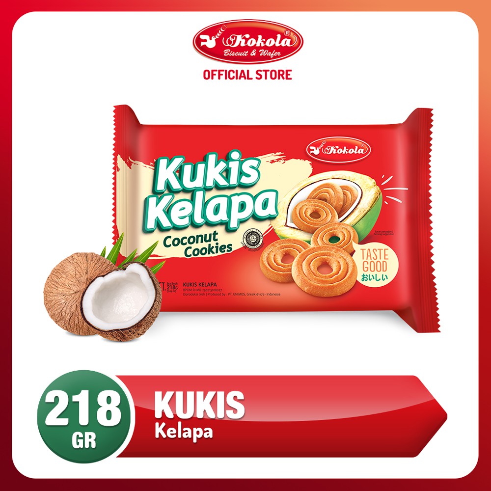 

Kokola Kukis Coconut 218gr