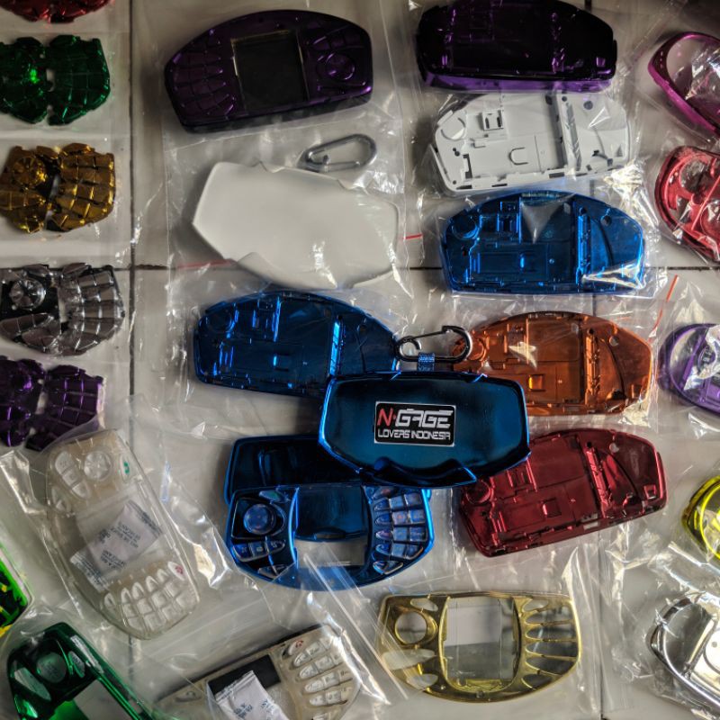 kesing/ casing chrom nokia n gage classic / qd