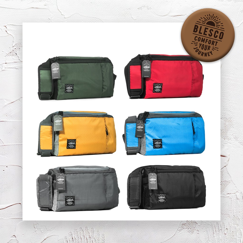 Tas Olahraga Pria Tas Selempang Pria Warna Green - Blesco Rush