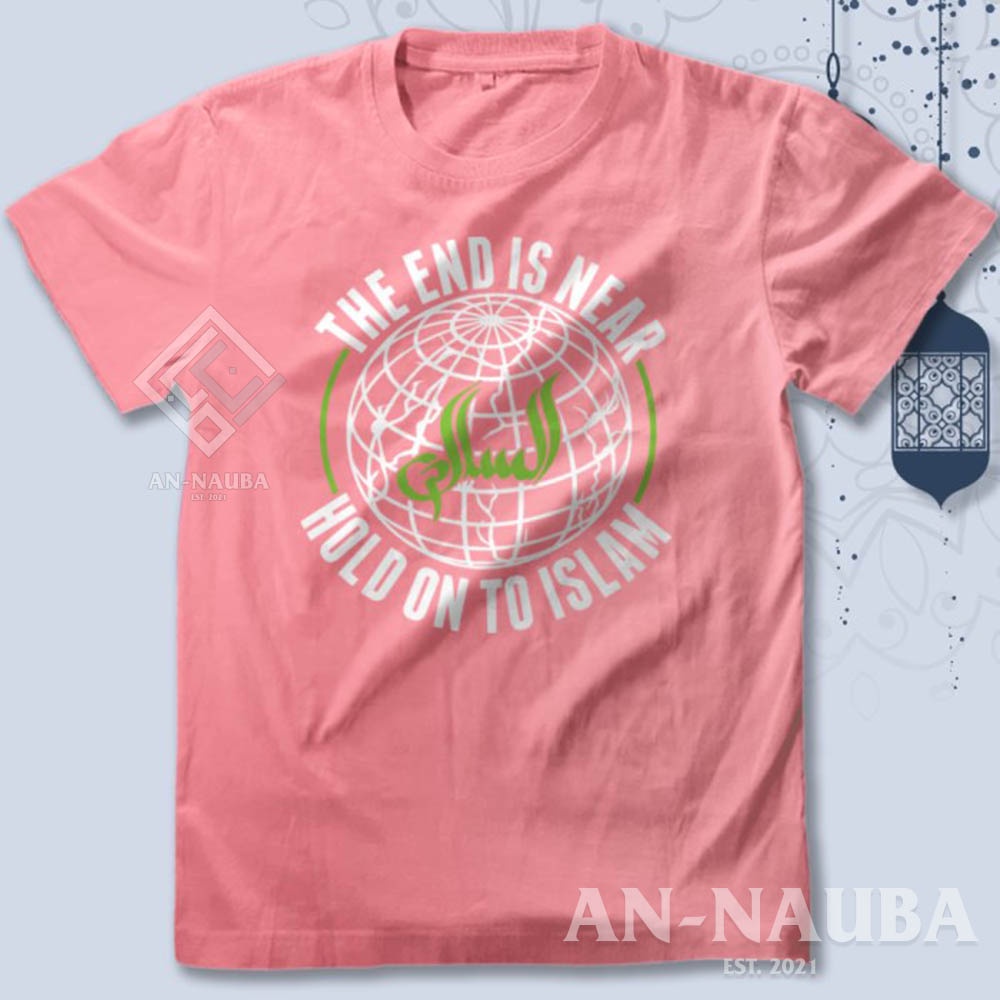 KAOS DAKWAH ISLAMI HOLD ON TO ISLAM / Baju Distro Santri / Tshirt Muslim Trendy [AN-8601]-7