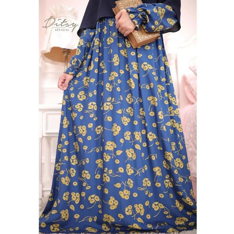 RUEENA BLUE NIGHTGOWN DITSY