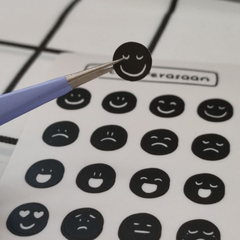 

RAHASIA sticker jounaling emoji perasaan