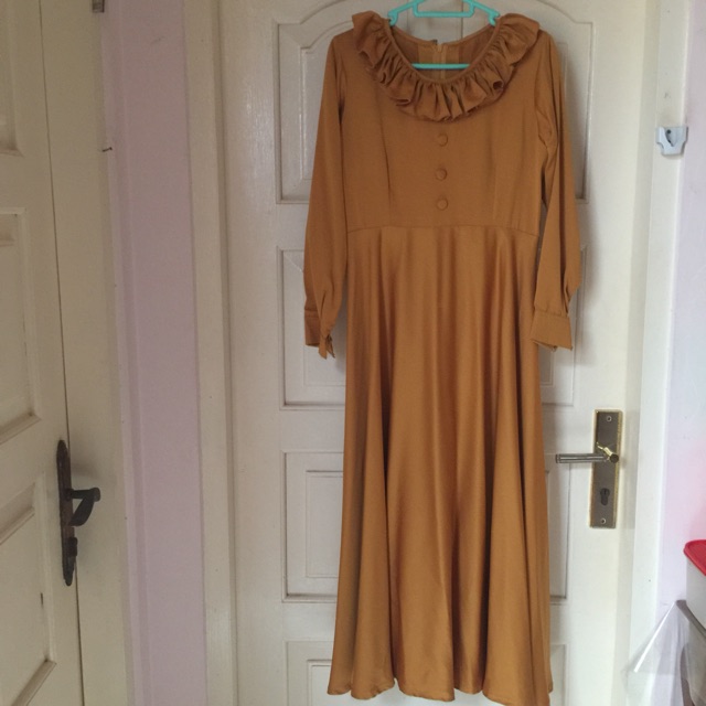 Gamis satin silk