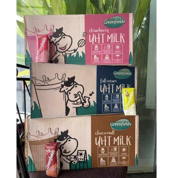 

Kualitas Premium.. Greenfields Susu UHT Mini 125 ml Full Cream / Strawberry / Chocolate Greenfield Gosend Surabaya ZYD