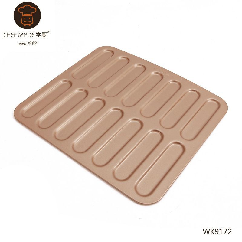 chefmade eclair cookie mold cake wk9172 / puff tray / cetakan kue kering / lidah kucing