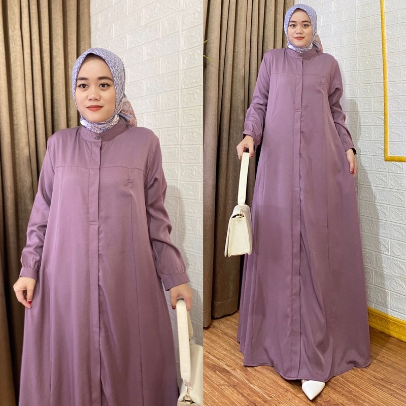 Gamis SHOFY, Bahan shakila premium. LD 110 PB 140