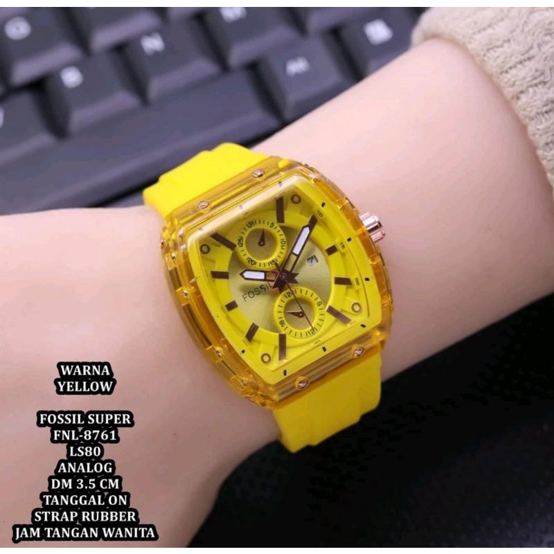 Jam Tangan Wanita Rubber Jam Tangan Analog Terlaris