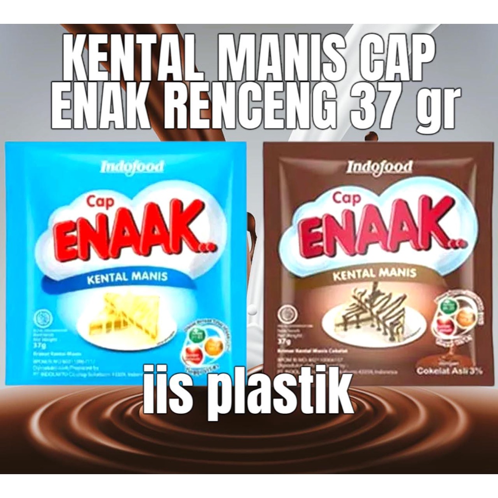 

Susu Kental Manis Cap Enak 37gr renceng isi 6 pcs