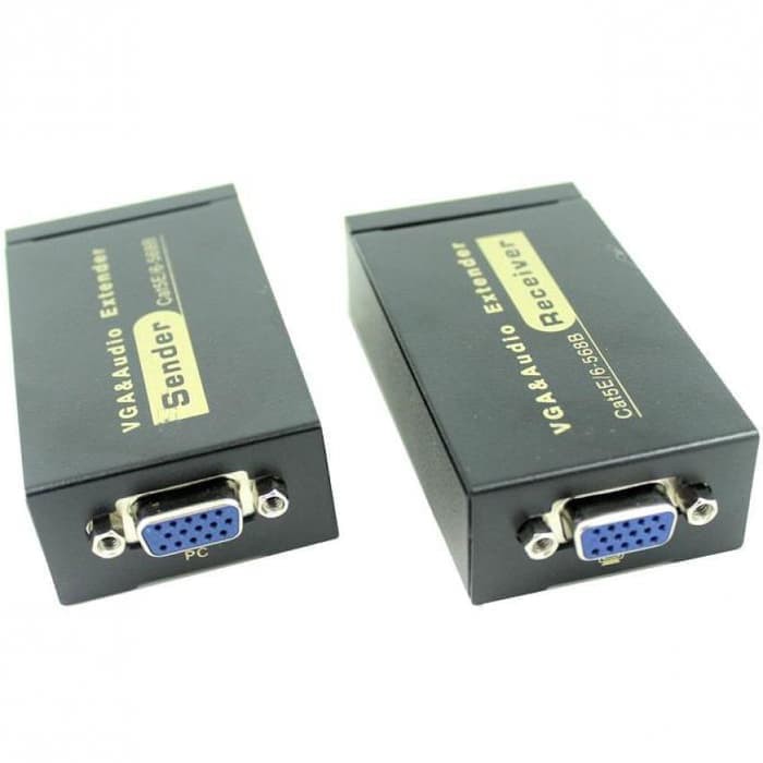 VGA Extender Cat5e cat6 100M with Audio VE-100 - VGA Extender 100 Meter