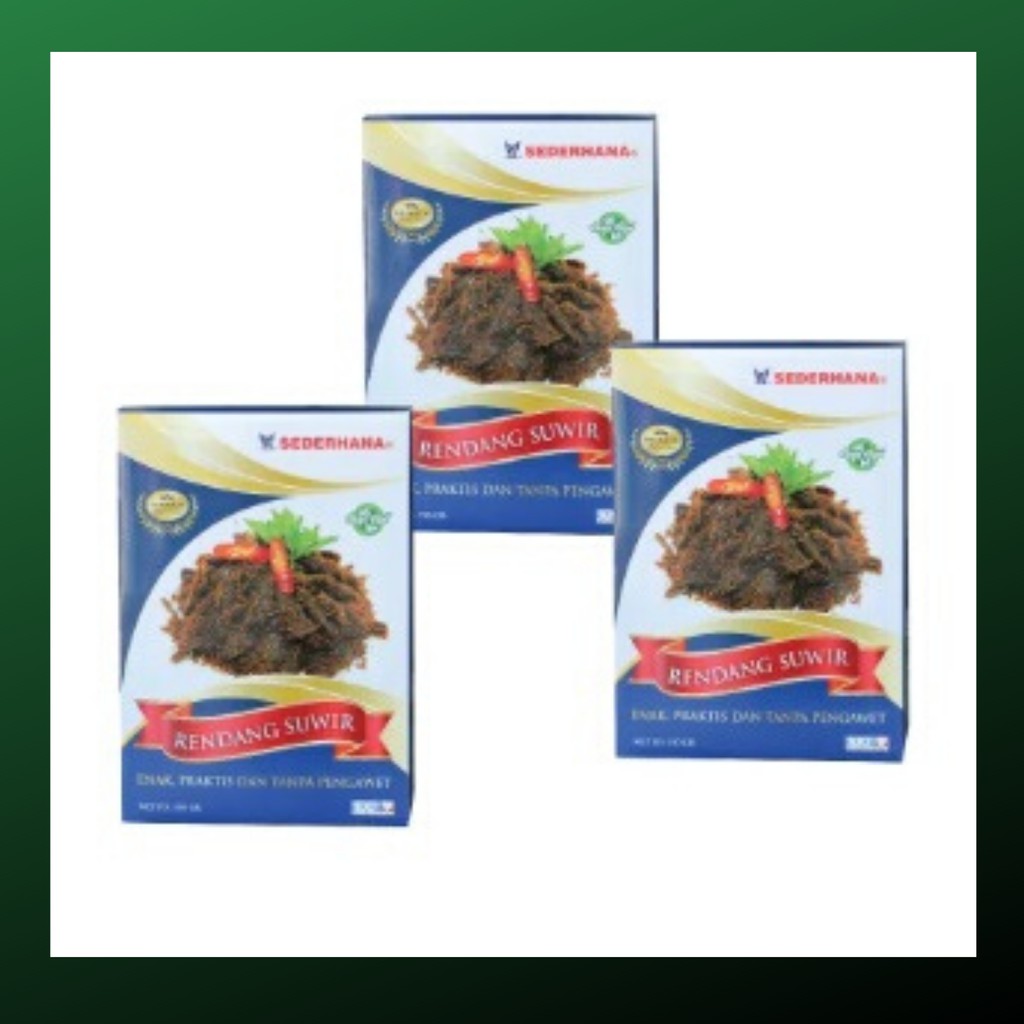 Rendang Suwir Daging Sapi RM Sederhana Halal 119101