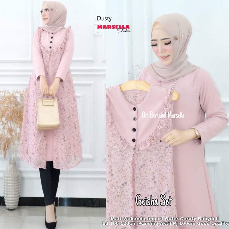 GEISHA SET TUNIK  IMPORT BY MARSELLA