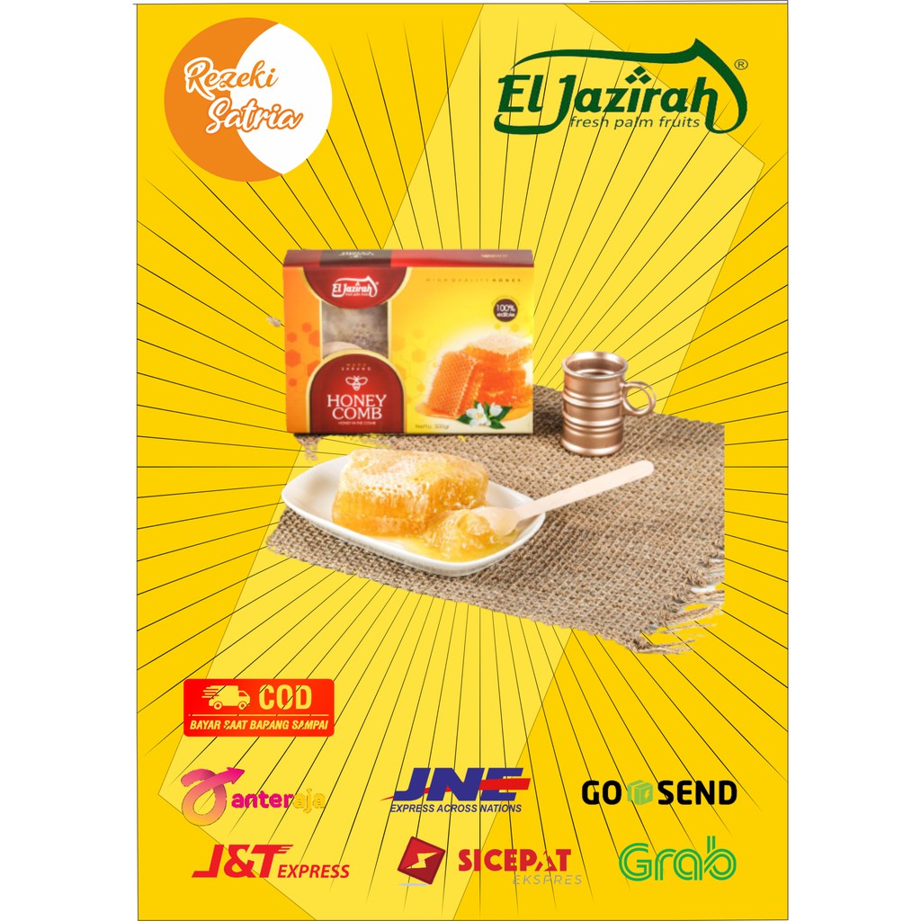

Madu Sarang Honeycomb Eljazirah 500 Gram