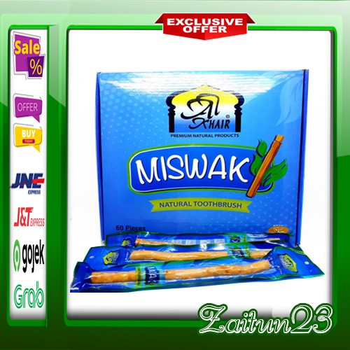 Siwak Alkhair Isi 60 Pcs Siwak Alkhair Grosir