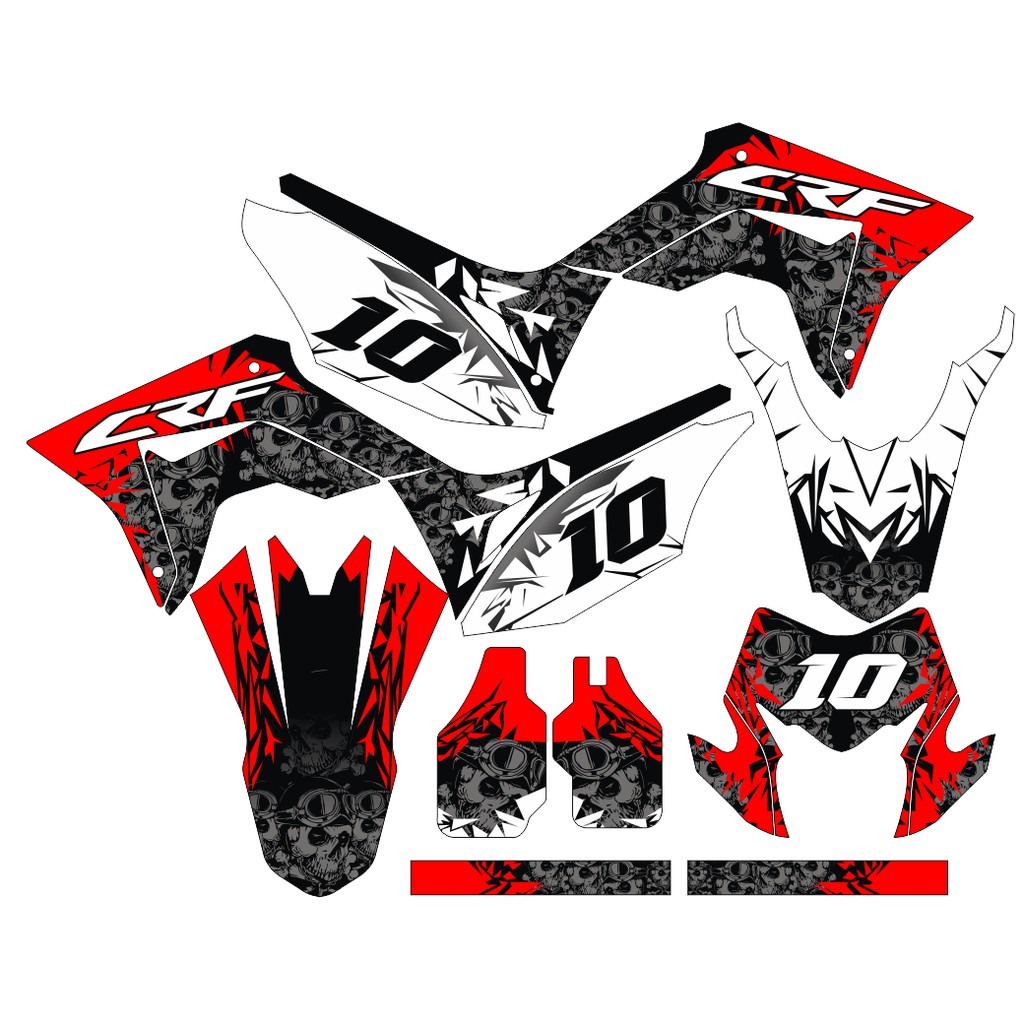 Sticker DECAL CRF 150 L Bisa Custom Stiker Honda CRF 150 L  (27)