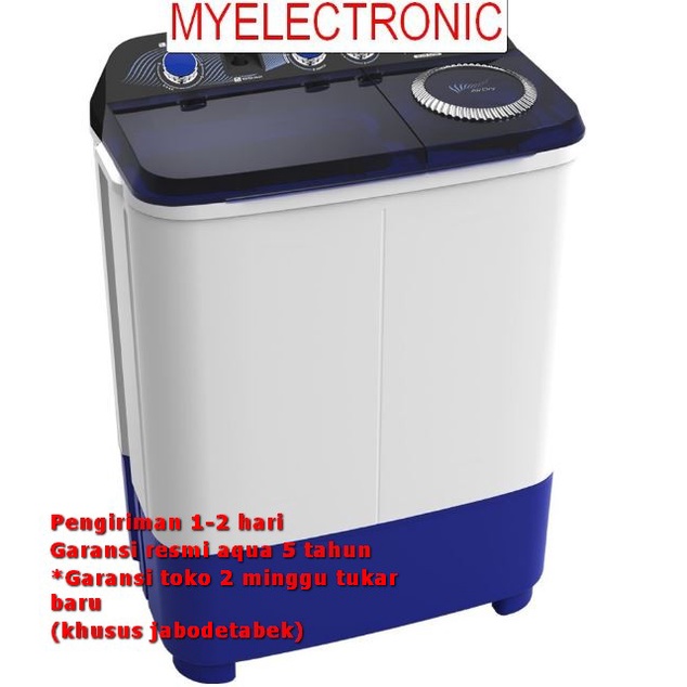 Mesin Cuci  AQUA QW-850XT 8 kg 2 Tabung 380 watt
