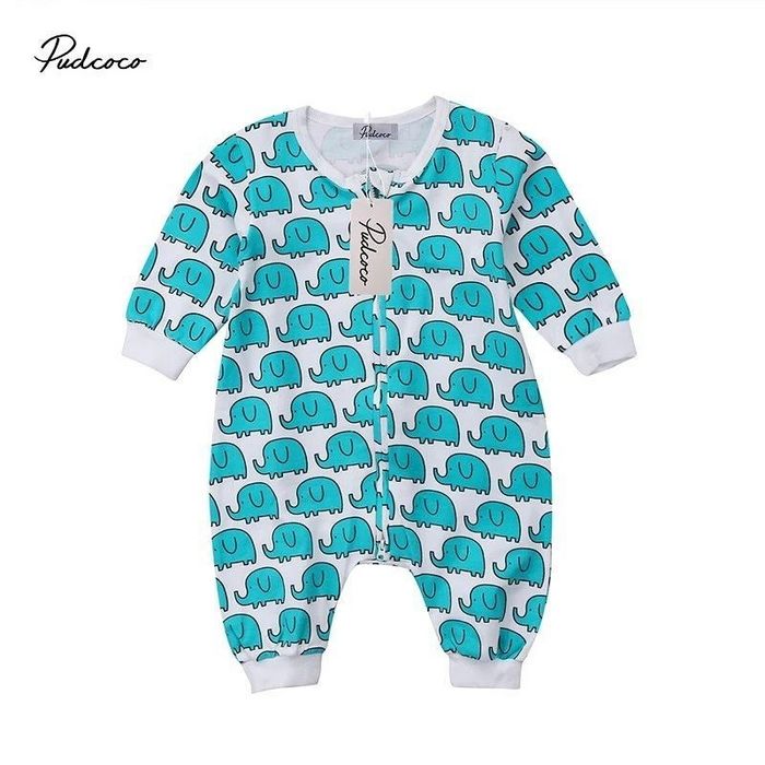 Romper Gajah / Jumper Gajah / Baju Bayi motif gajah
