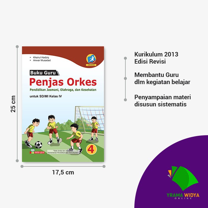 Buku Paket Guru Penjas Orkes Untuk Sd Mi Kelas 4 Yrama Widya Shopee Indonesia