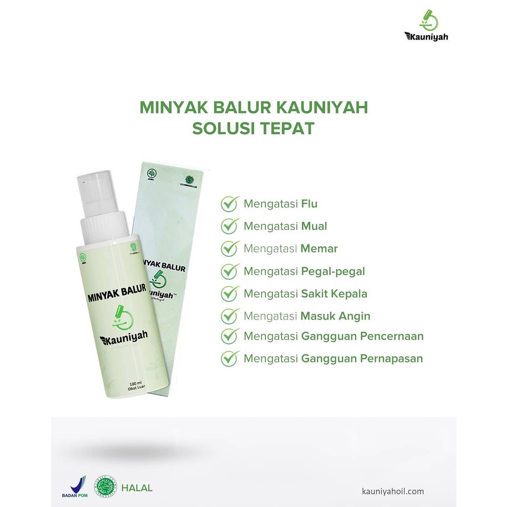 Kauniyah Oil by ummu balqis ORIGINAL 100ml 50ml travel size Minyak Kauniyah Urut Pijat Herbal Zaitun bukan minyak butbut